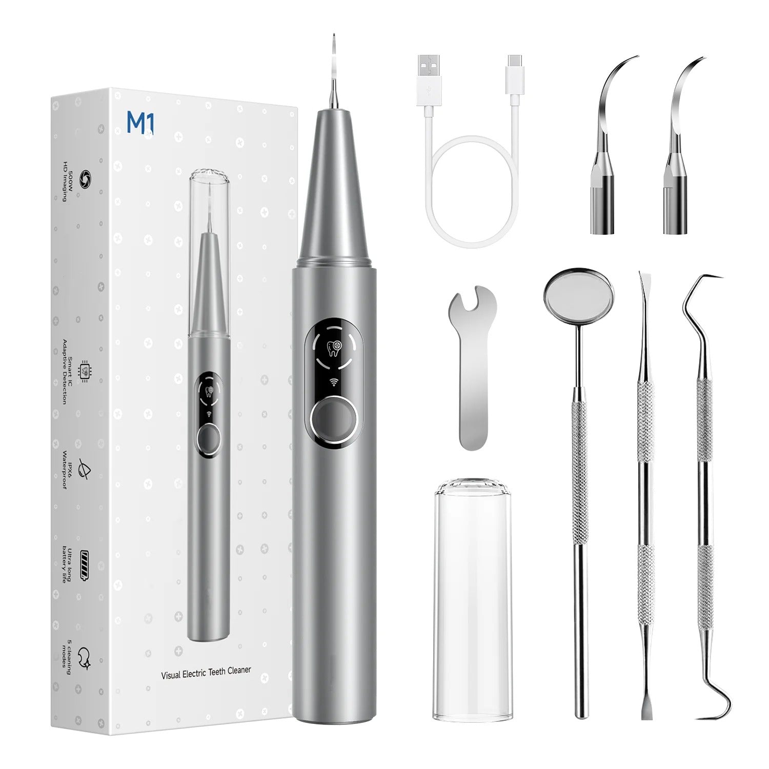 SheShine's Ultrasonic Tooth Cleaner